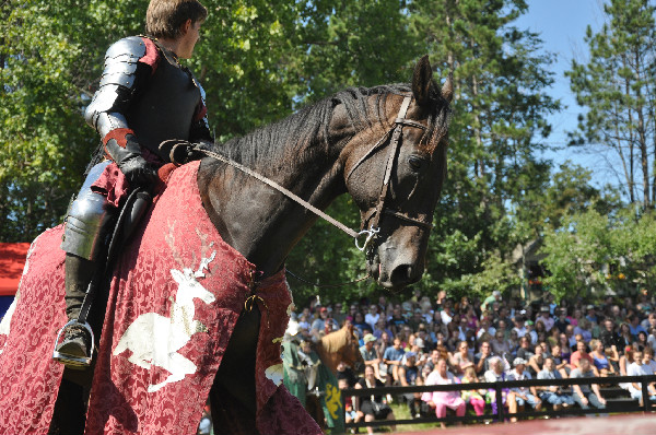 RoundTable Productions brings joust horses to the Michigan Renaissance Festival