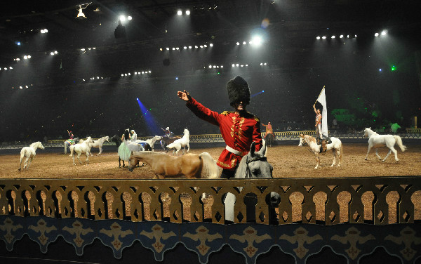 Equestrian entertainment Arabian Nights dinner show In Orlando Florida