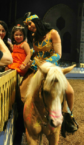 Equestrian entertainment Arabian Nights dinner show In Orlando Florida