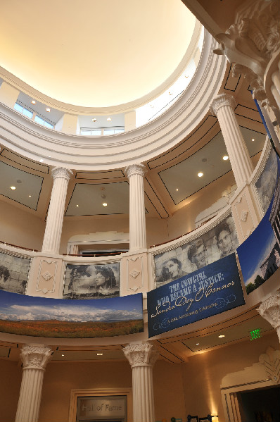 The rotunda of the National Cowgirl Museum and Hall of Fame 