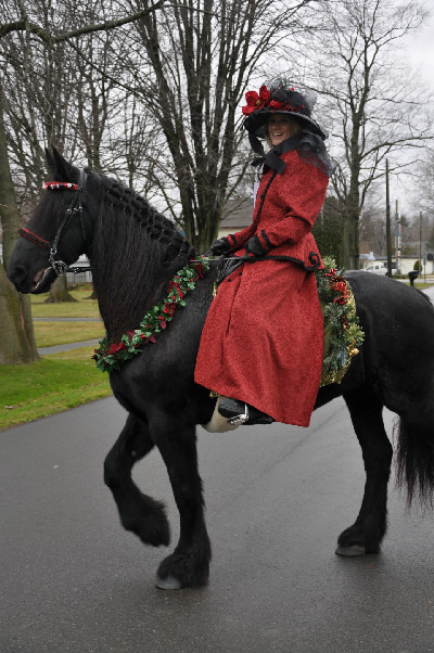 Lexington Michigan Old Fashioned Christmas Horse parade