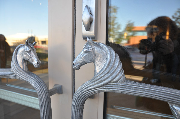 Horsey handles at the National Cowgirl Hall of Fame and Museum