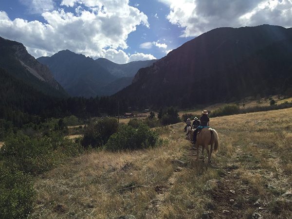 horseback riding at 63 ranch montana