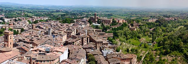 siena view from the campinale