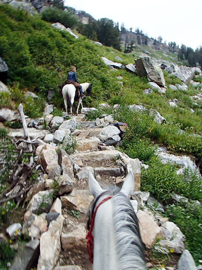 Alaska Basin horseback riding