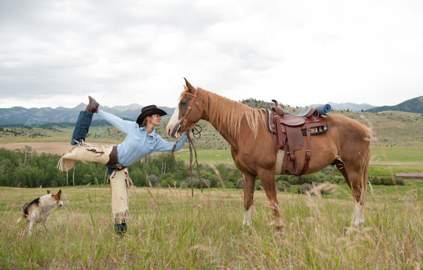 big sky yoga horse montana