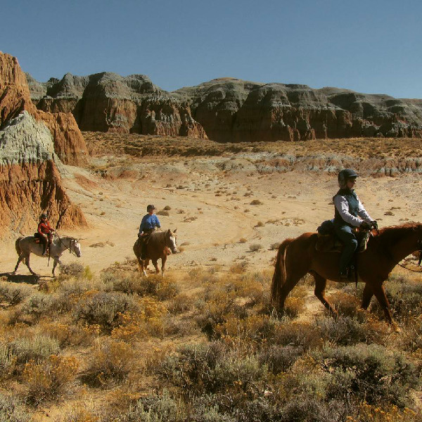 Blue Sky Sage Horseback riding wyoming women