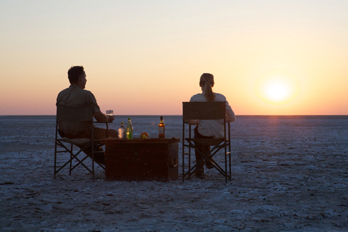 Sundowners in Botswana