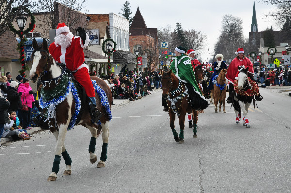 Christmas Horse Parade Lexington Michigan