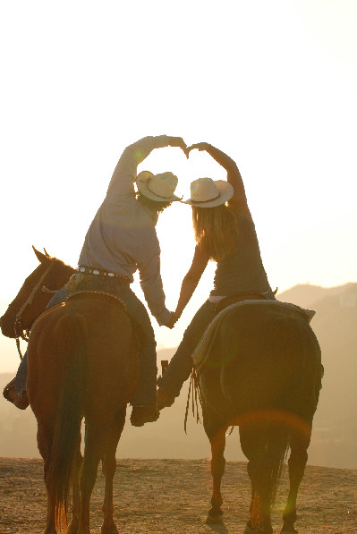 Horse ride through Griffith Park in the Hollywood Hills of California