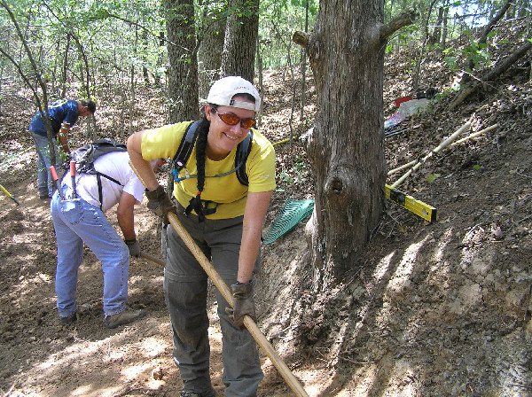 Trail builder Susan Stormer enjoys her equestrian career