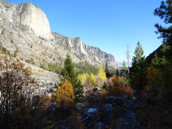 Eastward out of Blodgett Canyon