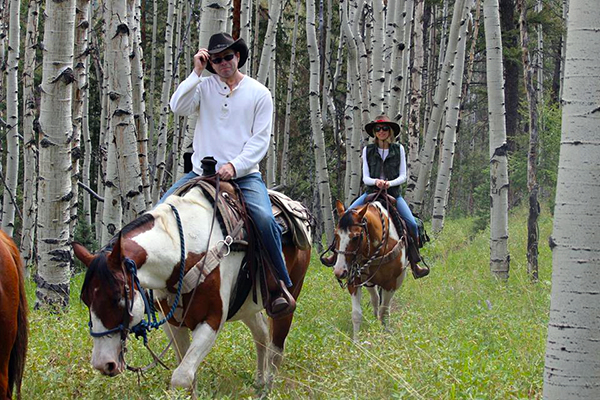 Elk Mountain Ranch aspen trees