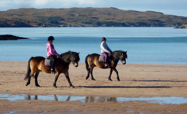 Gairloch Trekking Centre Scotland Beach Riding