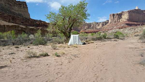 camping out Utah parks