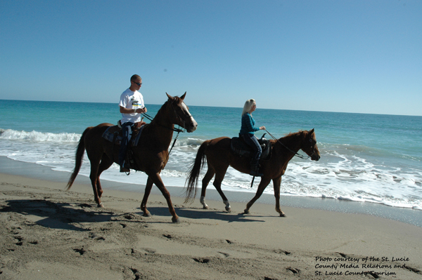 horseback riding on the beach fort pierce florida