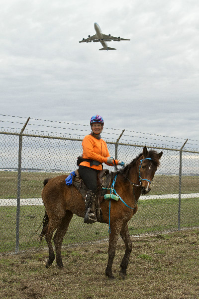 Darolyn Butler of Cypress Trails at the Airport Express Endurance Ride