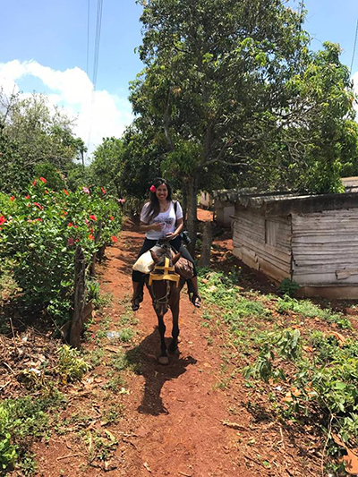 Cuba horseback riding Vinales Jeannette Ceja