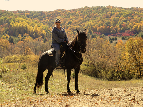 Kickapoo Valley Reserve Fall Colors Horseback