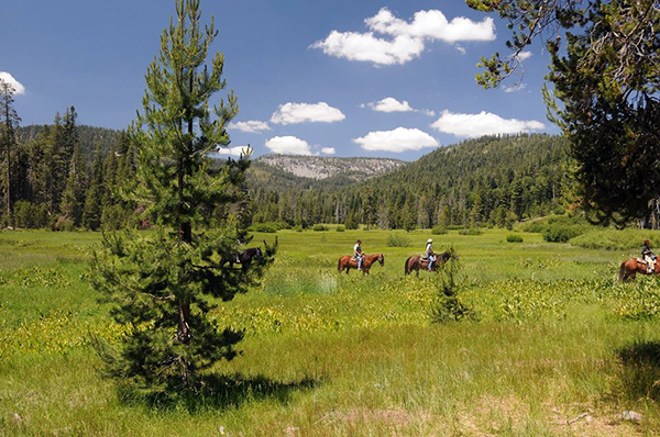 Lassen Volcanic National Park Drakesbad Ranch Horseback