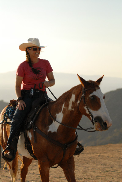 Horse ride through Griffith Park in the Hollywood Hills of California