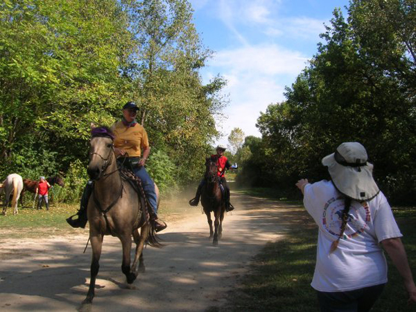 Competitive Mounted Orienteering Horse Ride