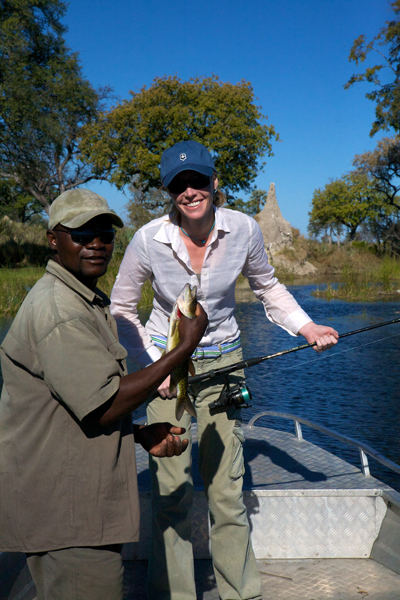 Fishing in the Okavango Delta