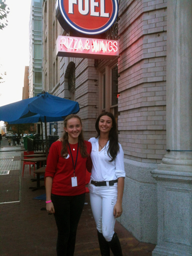 Reed Kessler with Alexis Spencer in Washington DC