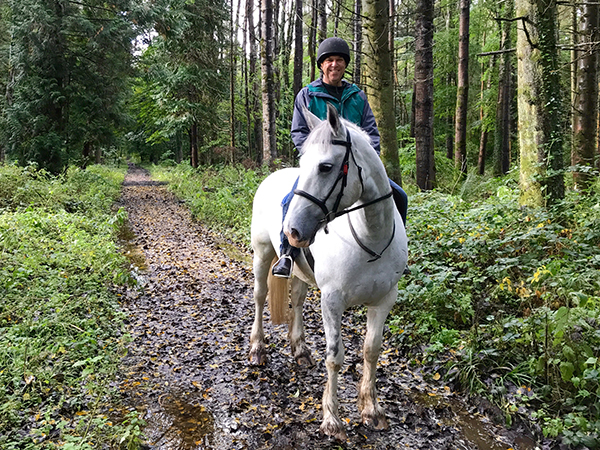 Castle Leslie horse riding Charles McCool