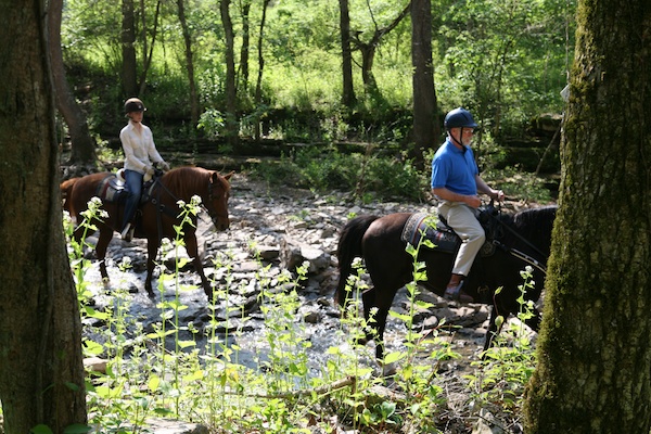 Shaker Village trail riding