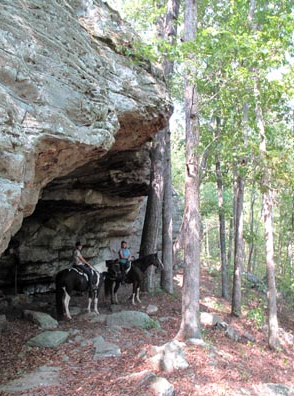 Shawnee National Forest illinois horseback riding trails