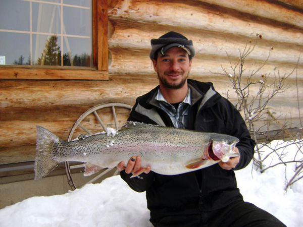 Siwash Lake Ranch ice fishing