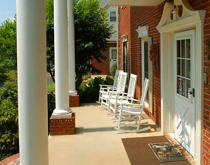 Southern Cross Guest Ranch front porch