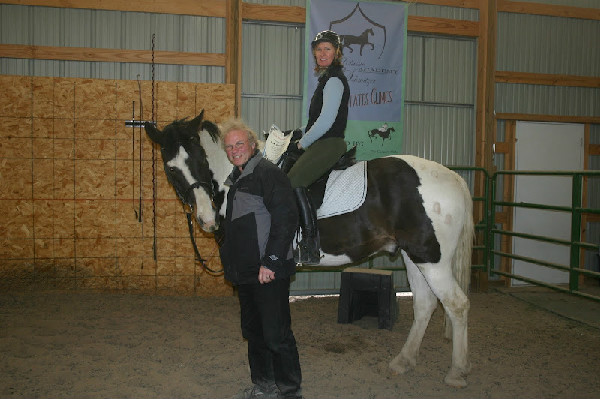 Heidi Longaberger and her horse Thomas with Ralf Schmitzer