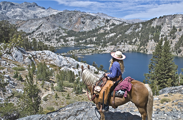 Thousand Lake California horseback pack trip