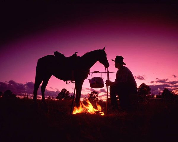 California sunset Alisal Ranch