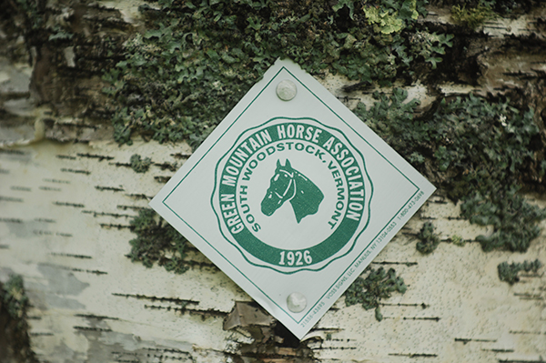Vermont horse trail marker