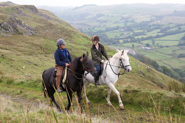 Cambrian mountains horse riding