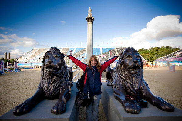 Rebecca Walton of Phelps Media Group at the 2012 Olympics in London