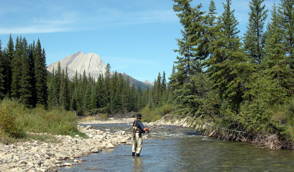 fly fishing A Lazy H Outfitters Montana