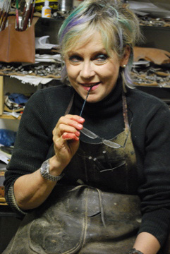 Wendy Allen in her workshop