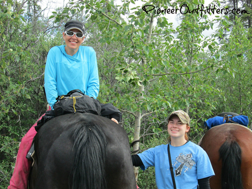 alaska pioneer outfitters horseback riding amber-lee
