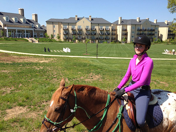 Alexis horseback riding Salamander Resort