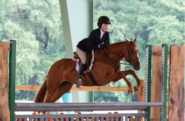 Alexis Spencer horse riding