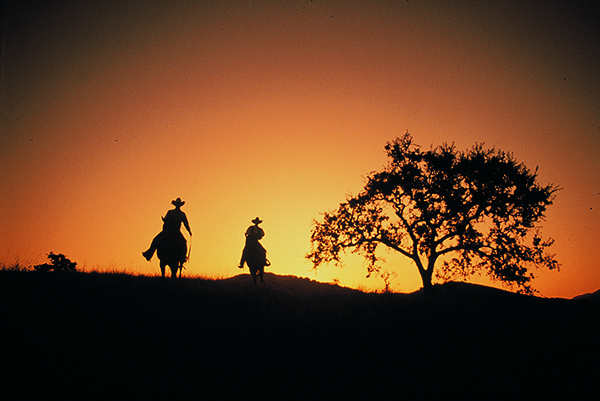 Sunset in California at Alisal Ranch