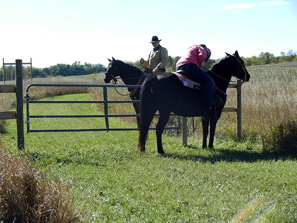 AQHA Trail Riding Challenge Equestrians
