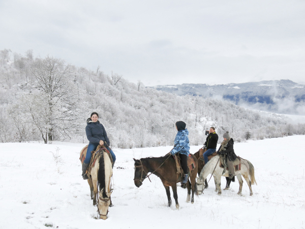 Armenia Snowy Horseback Ride