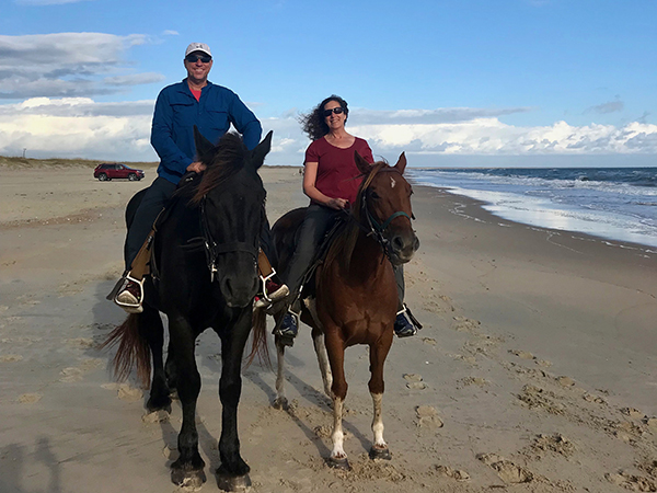 horseback riding beach North Carolina