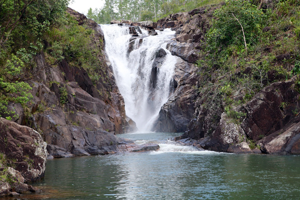 big rock falls belize photo