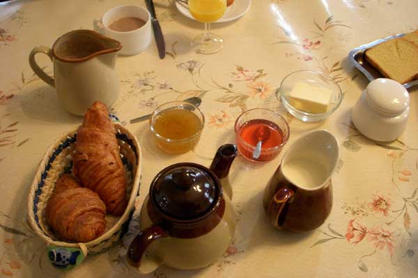 breakfast in Normandy